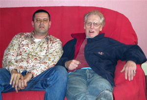 Peter Brkusic and Ginger Baker